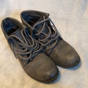 Grey booties